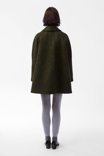 HUXLEY TRENCH IN MOSS GREEN