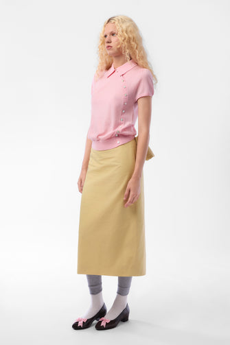 ENOKI SKIRT IN BUTTER