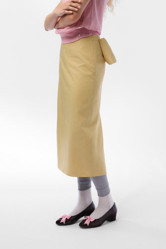 ENOKI SKIRT IN BUTTER