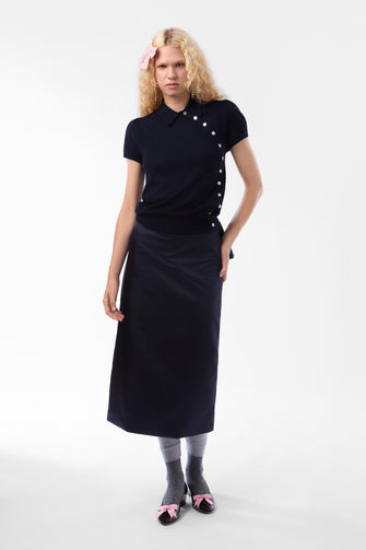 ENOKI SKIRT IN NAVY