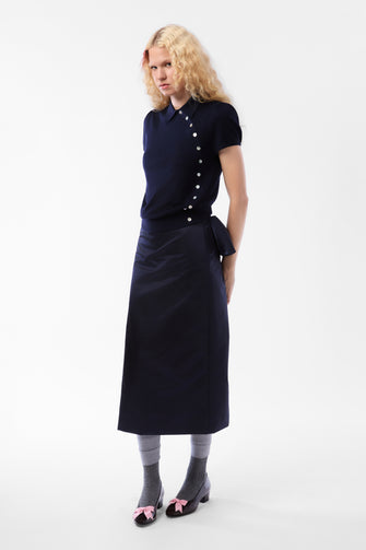 BIRDIE SWEATER IN DARK NAVY
