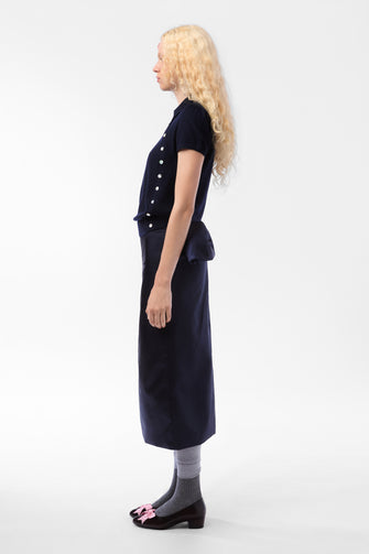 ENOKI SKIRT IN NAVY