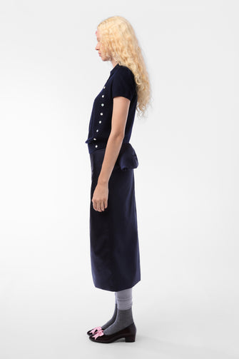 BIRDIE SWEATER IN DARK NAVY