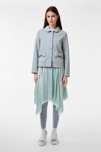 KNOLL JACKET IN HEATHER GREY