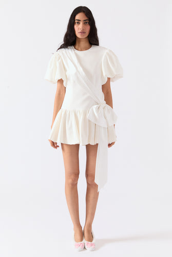 ELODIE DRESS IN IVORY