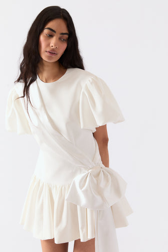 ELODIE DRESS IN IVORY