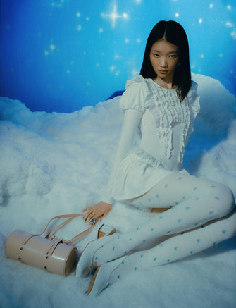 TIGHTS IN BLUE BUNNY