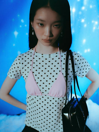 EFFIE TOP IN POLKA DOT