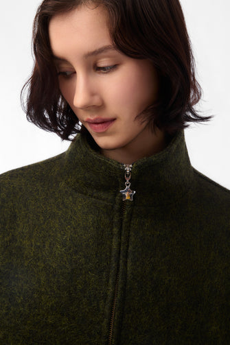 YAMA JACKET IN MOSS GREEN