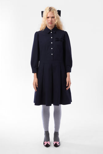 MURRAY DRESS IN DARK NAVY