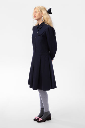 MURRAY DRESS IN DARK NAVY