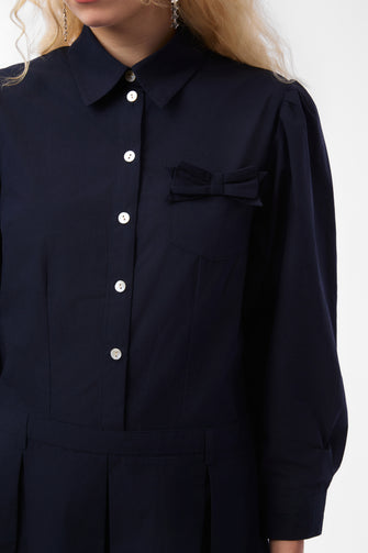 MURRAY DRESS IN DARK NAVY