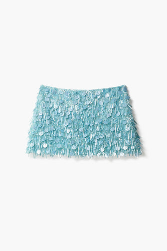 JUICE SKIRT IN ICE BLUE CONFETTI