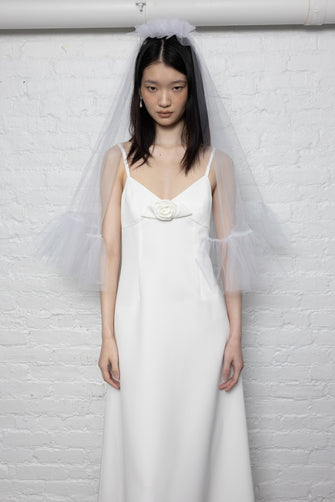 PILTON DRESS IN WHITE