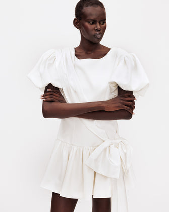 ELODIE DRESS IN IVORY