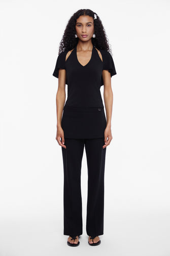 BELLINI TOP IN BLACK