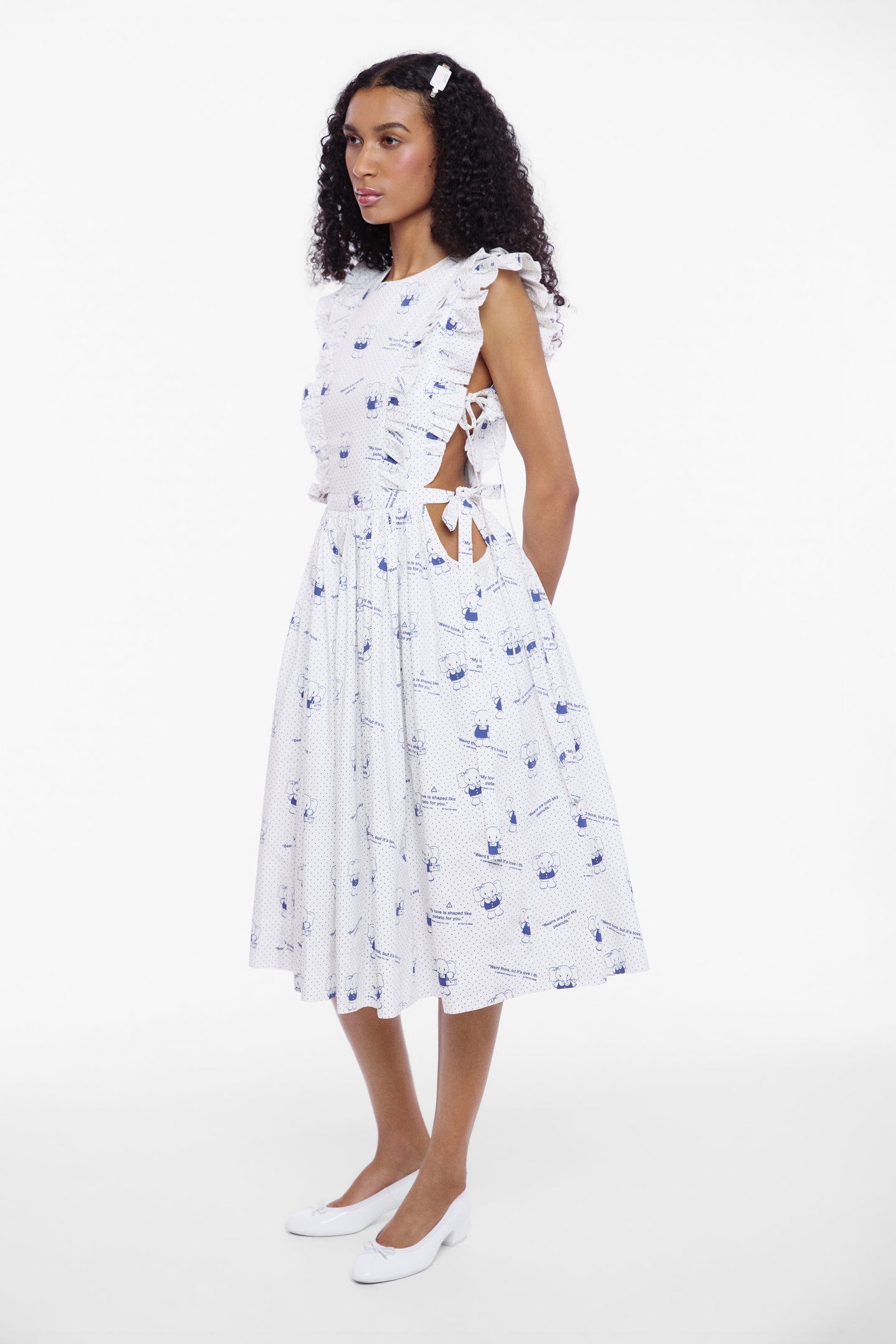 Mott Dress In White