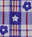 market plaid blue