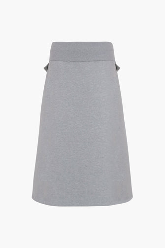 SHIBA SKIRT IN HEATHER GREY