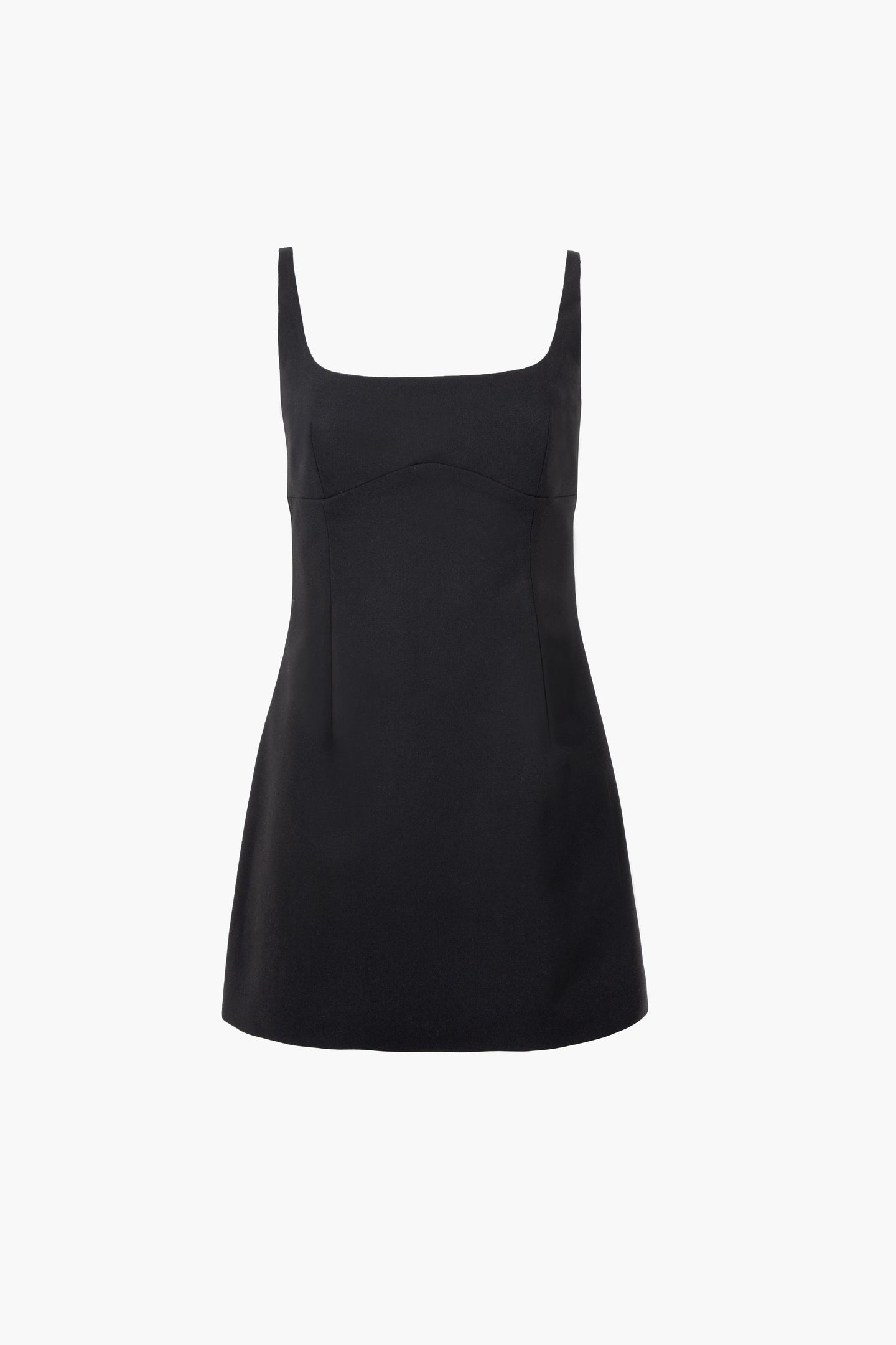 sanne mini dress black FAITHFULL Sanne Mini Dress in Black