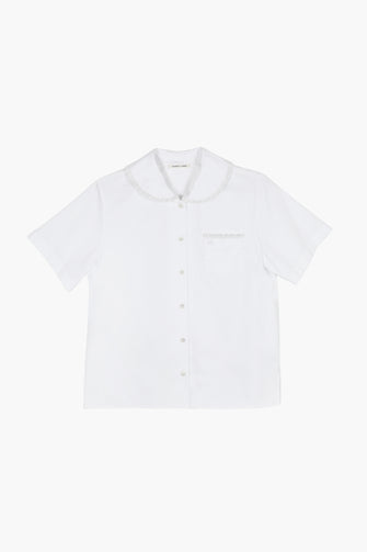 SPLITTER TOP IN WHITE