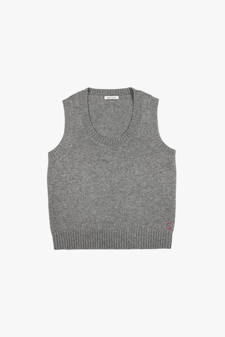 ZOOMIES SWEATER VEST IN GREY