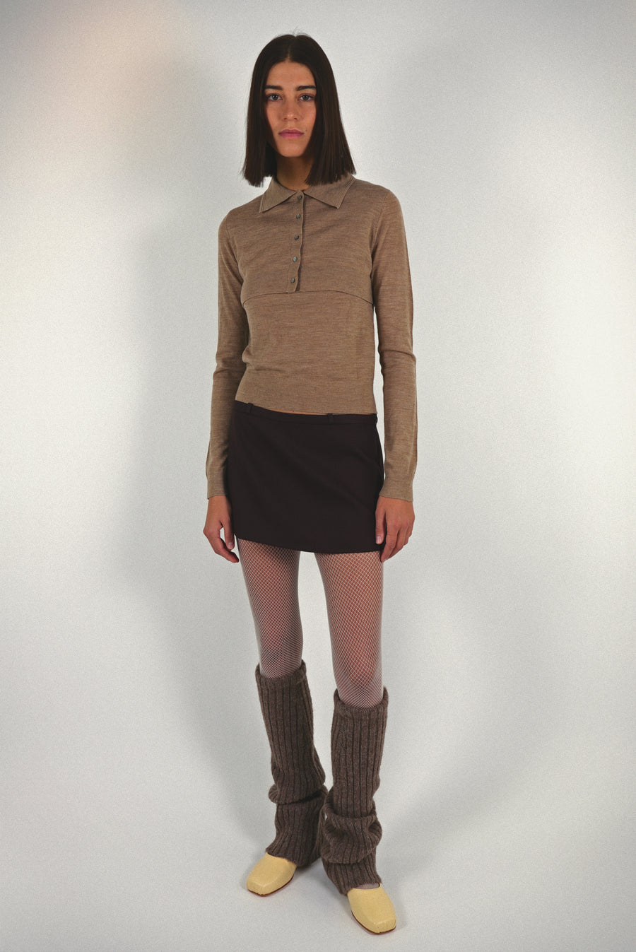 HOLLY SKIRT IN BRUNETTE