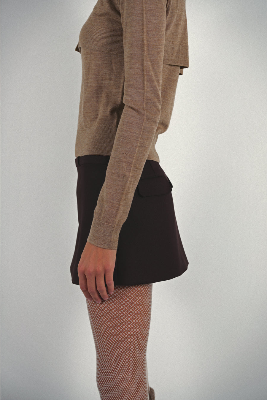 HOLLY SKIRT IN BRUNETTE