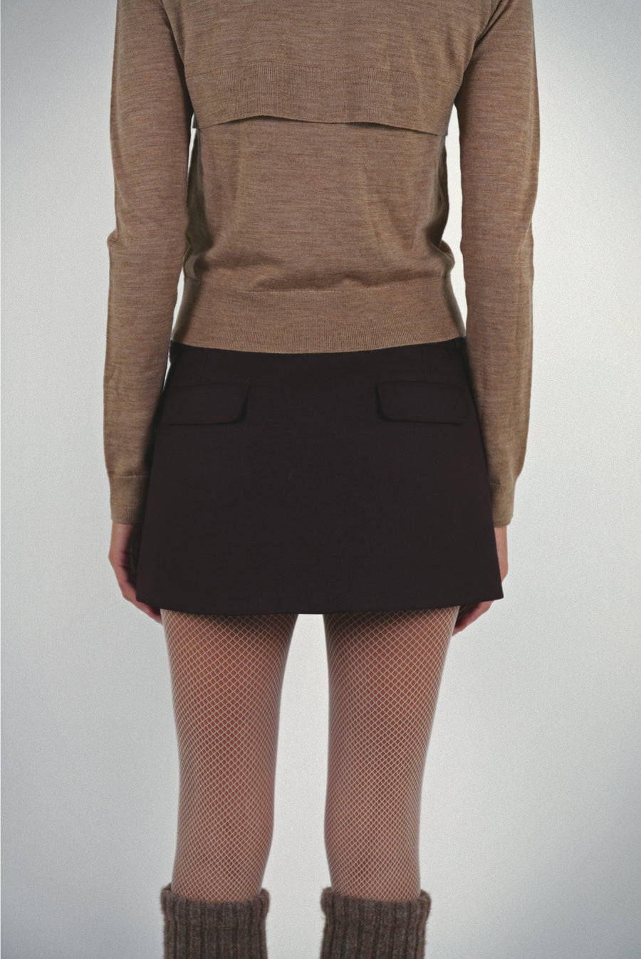 HOLLY SKIRT IN BRUNETTE