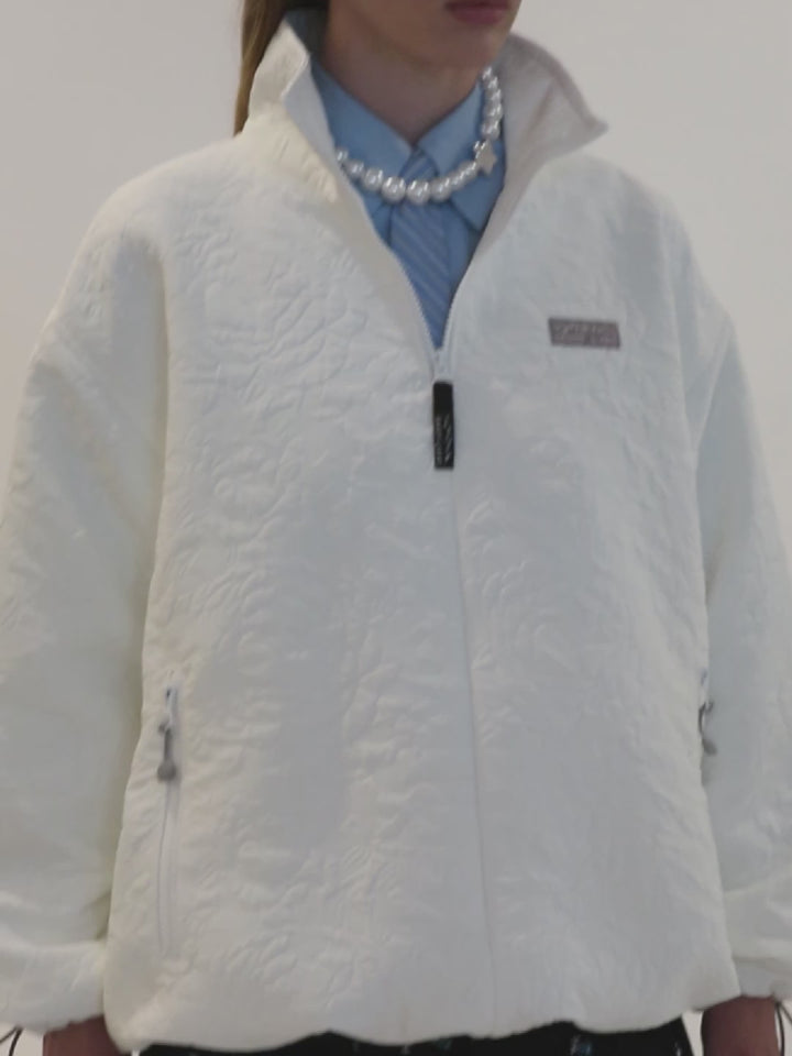 UNUSED ホワイトジャケット XTFJK01J3 ウィンド アウトポケット ジャケット