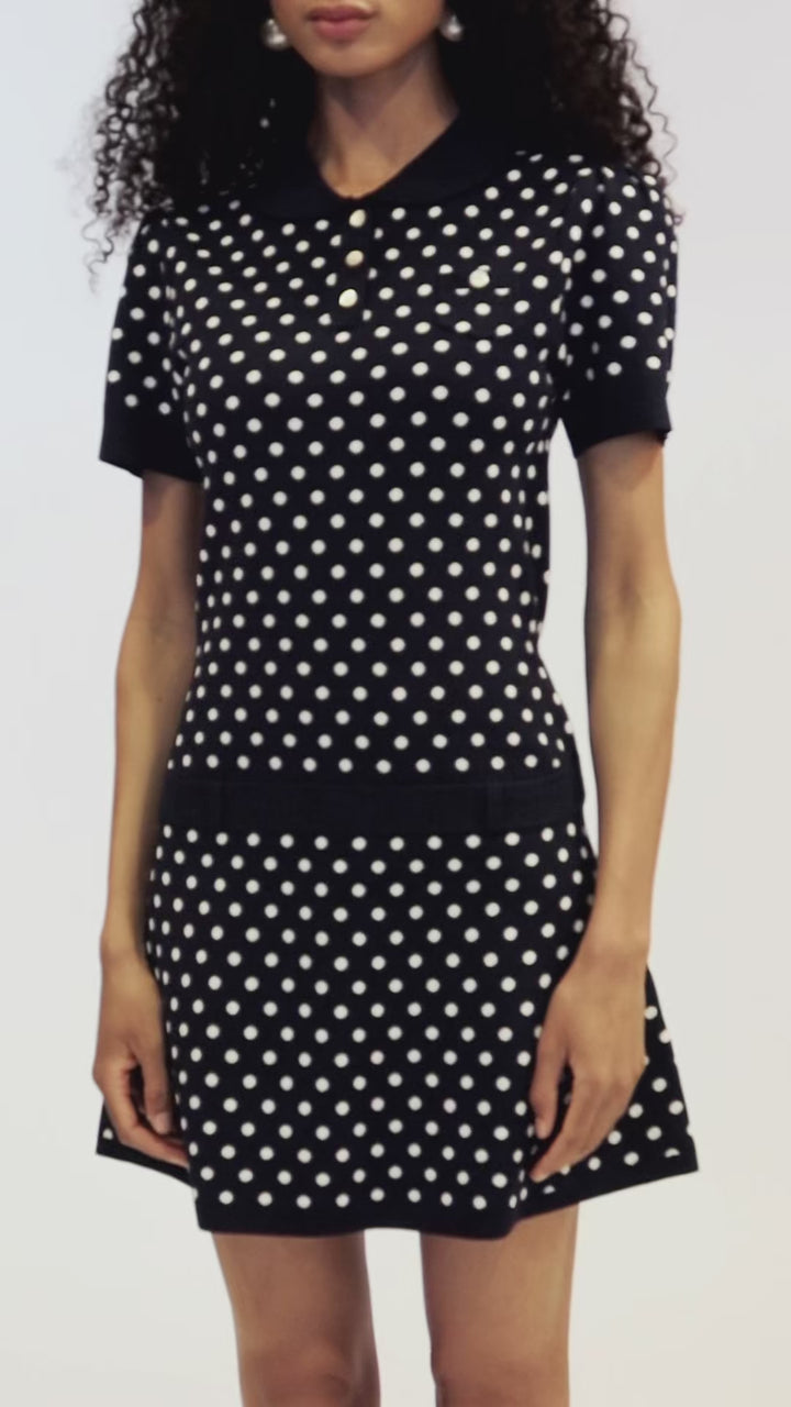 line & dot calli sweater dress ALTA SWEATER DRESS