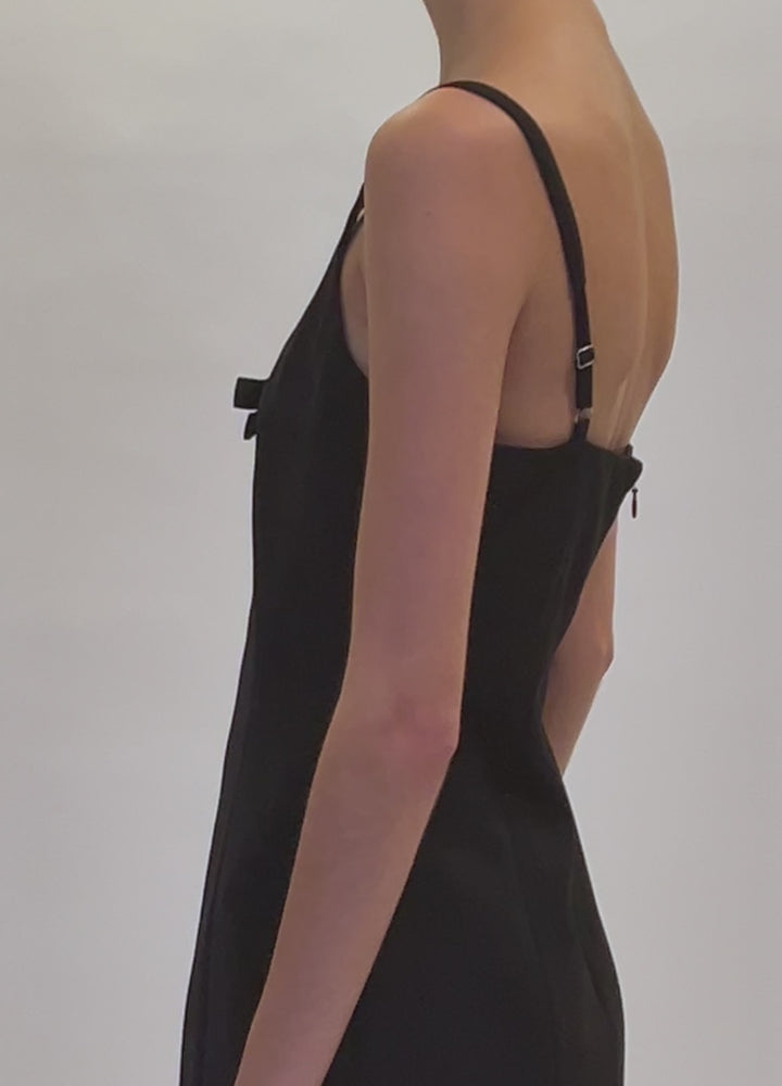 NAOMI DRESS IN BLACK – SANDY LIANG