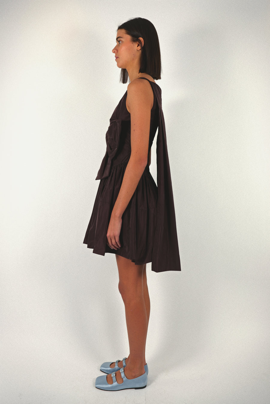 VENICE DRESS IN COFFEE