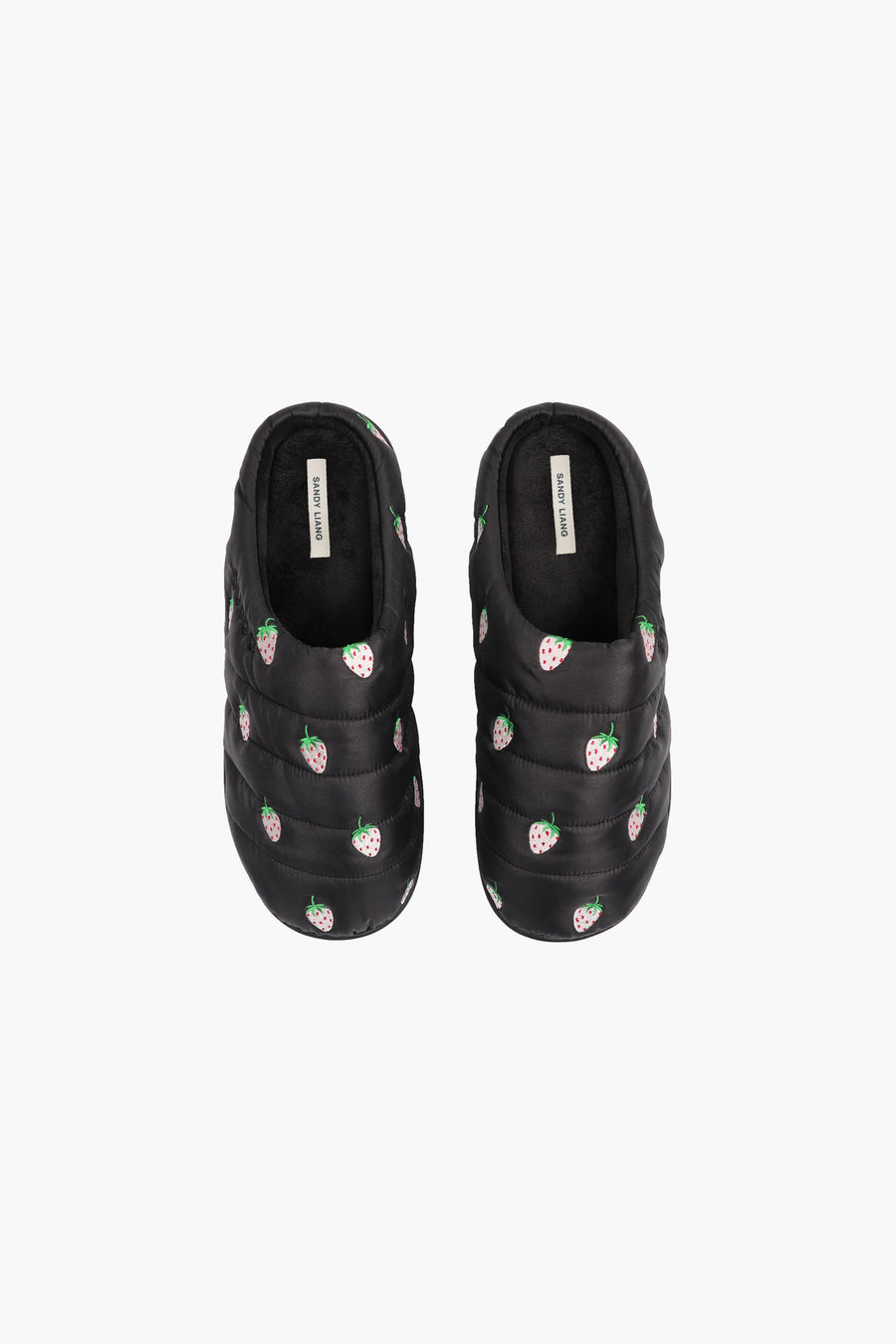 SUBU SLIPPERS IN WHITE STRAWBERRY