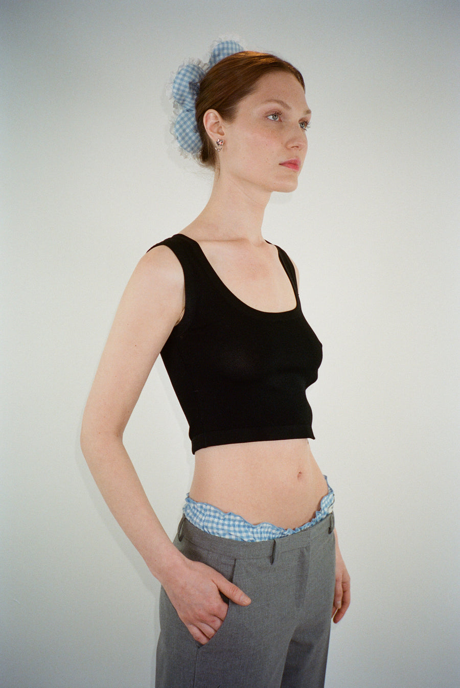 TEARS TOP IN BLACK