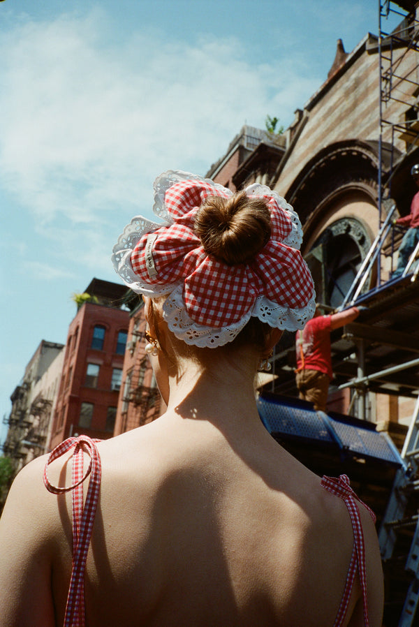 FLOWER POWER 2.0 IN RED GINGHAM