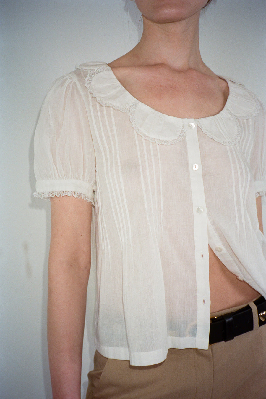 MARL TOP IN WHITE