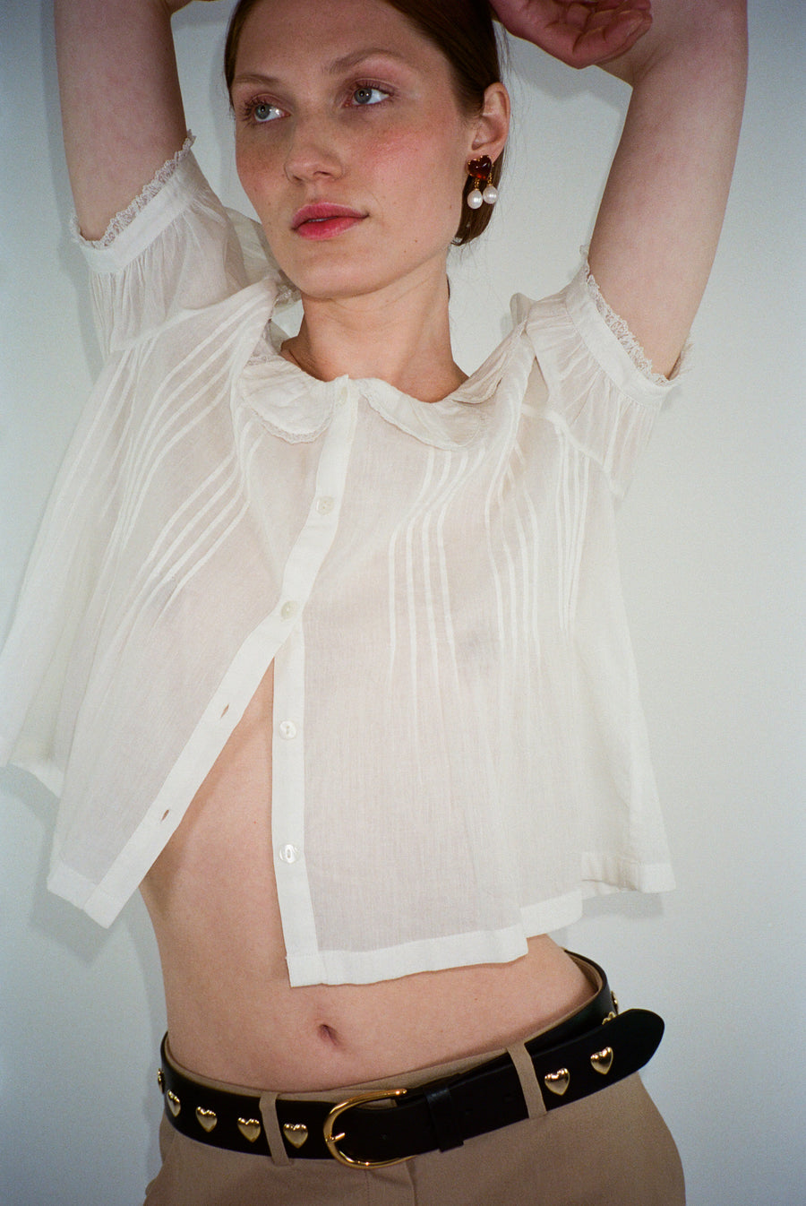 MARL TOP IN WHITE