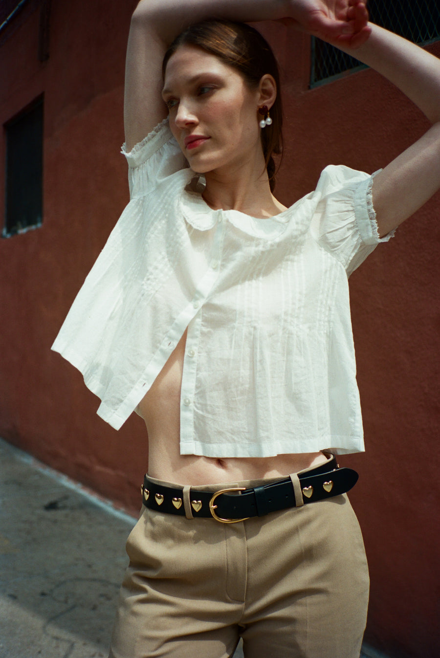 MARL TOP IN WHITE