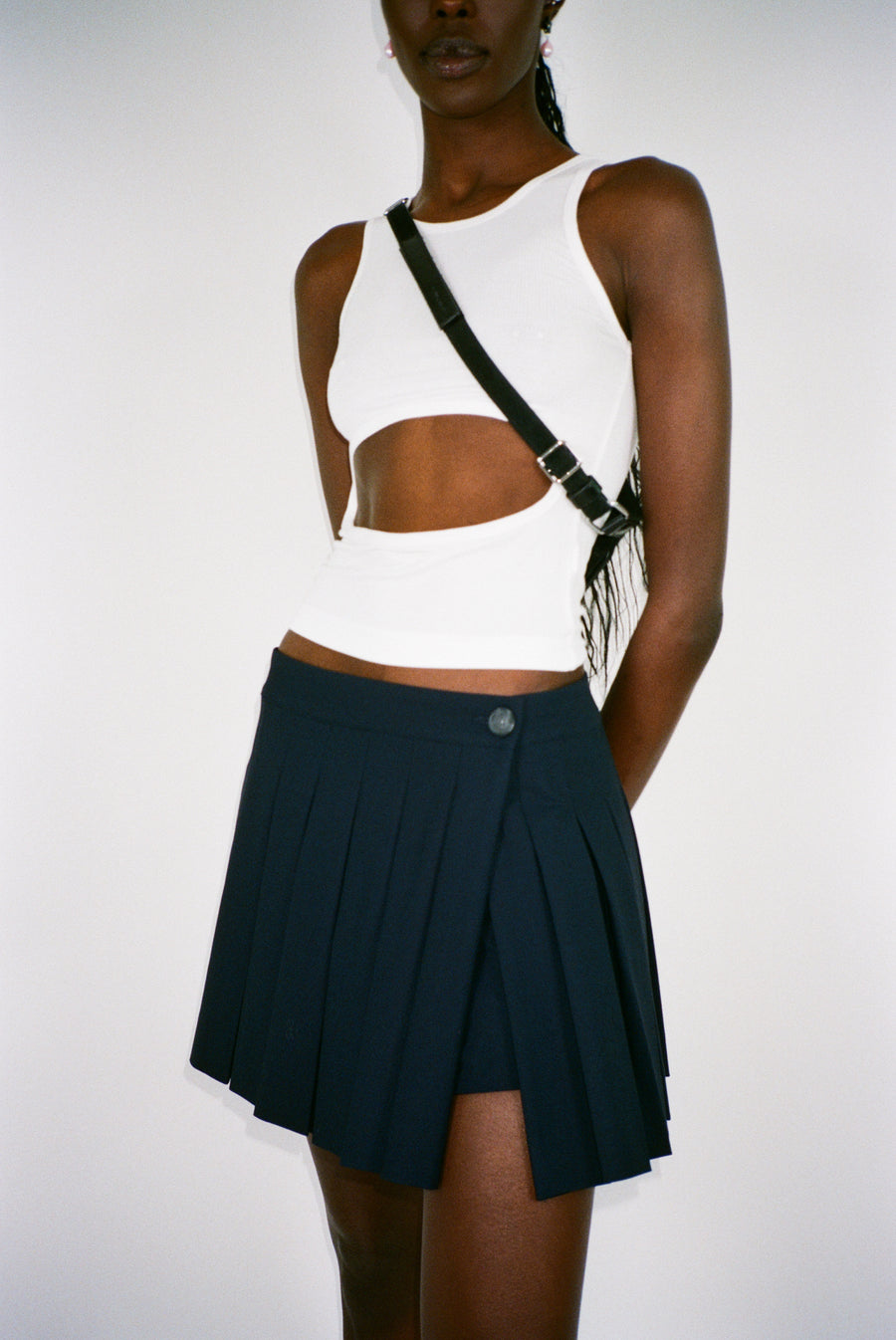 PARIS SKORT IN NAVY