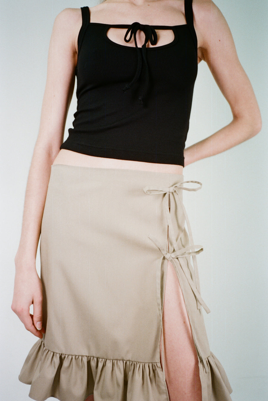 BUD SKIRT IN KHAKI