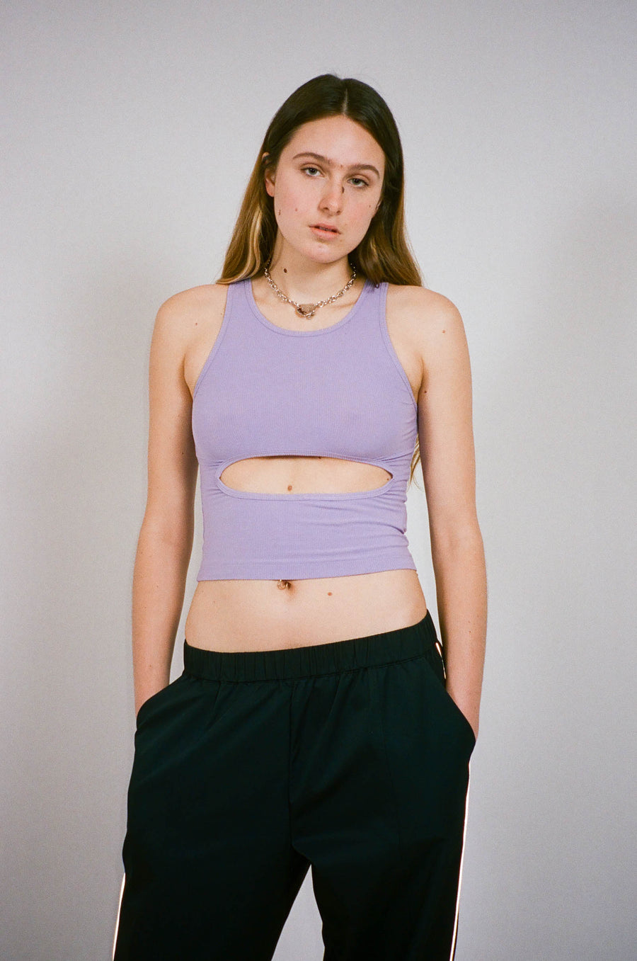 Riblet Tank in Lilac