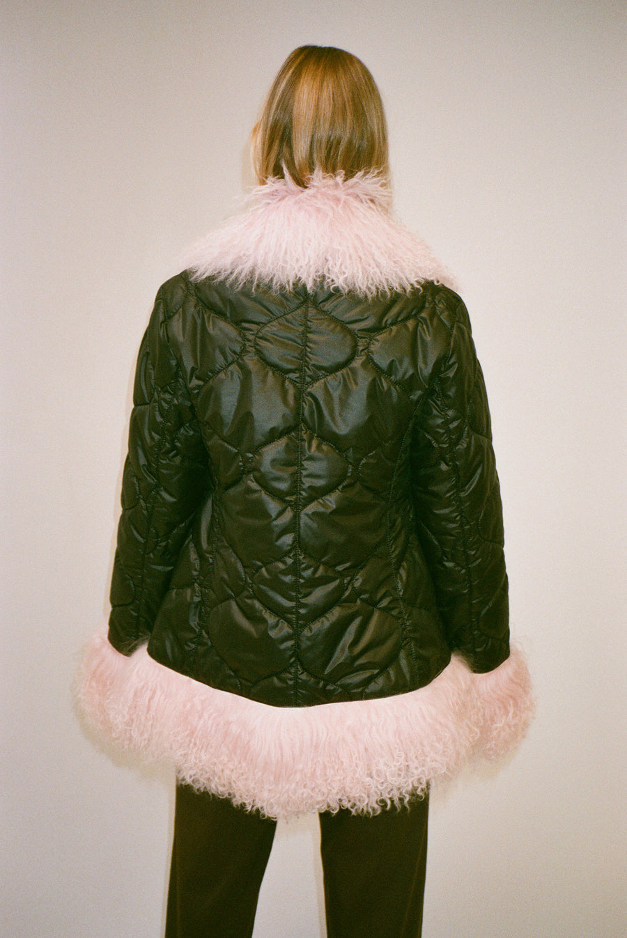 CAROL COAT IN POWDER PINK