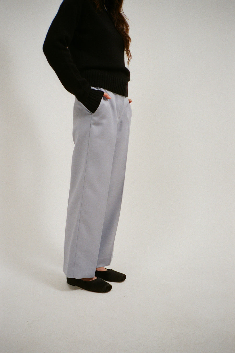 BOXY PANT IN PERIWINKLE