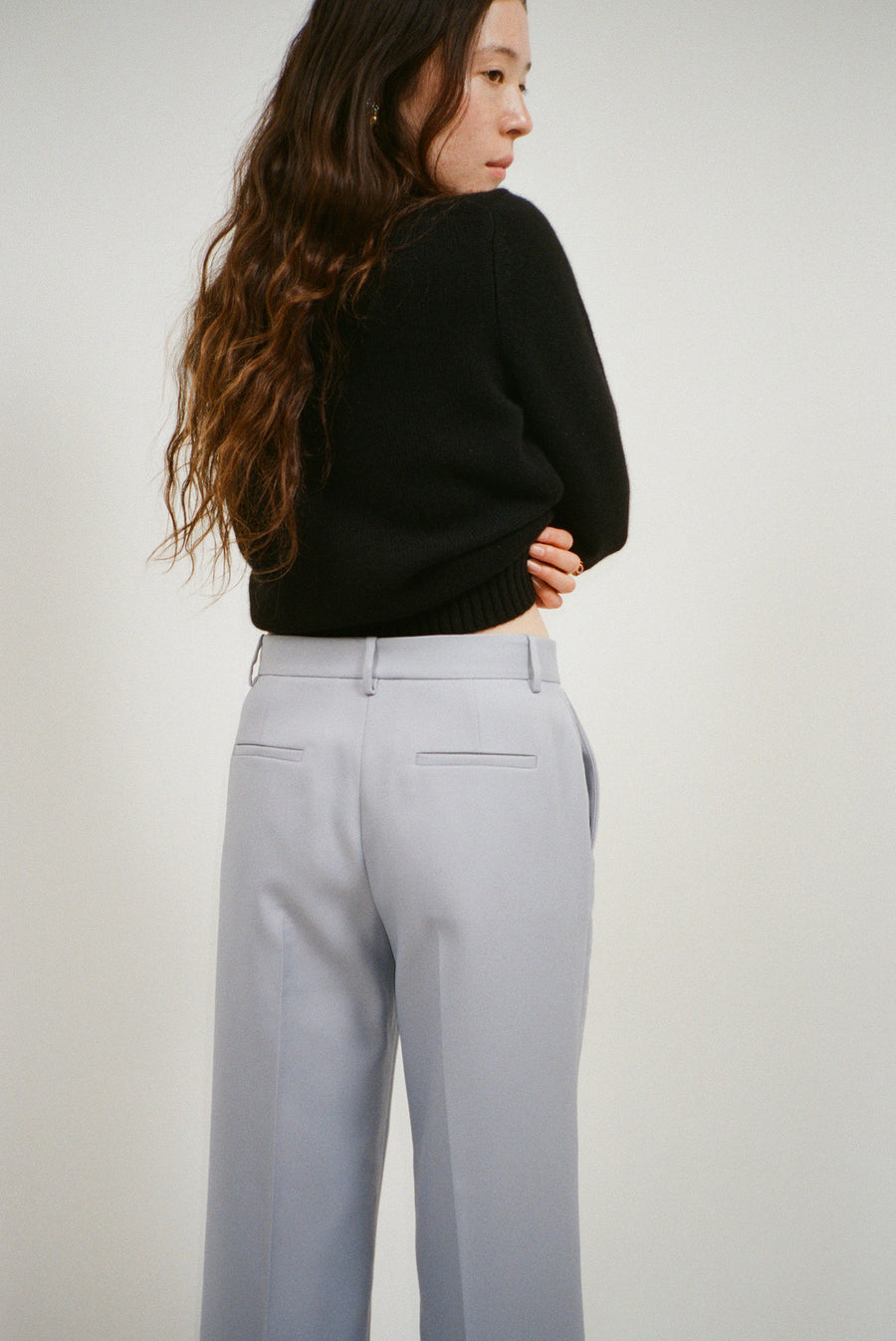 BOXY PANT IN PERIWINKLE