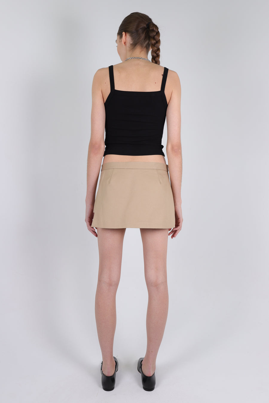 CLOVER SKORT IN GRAIN