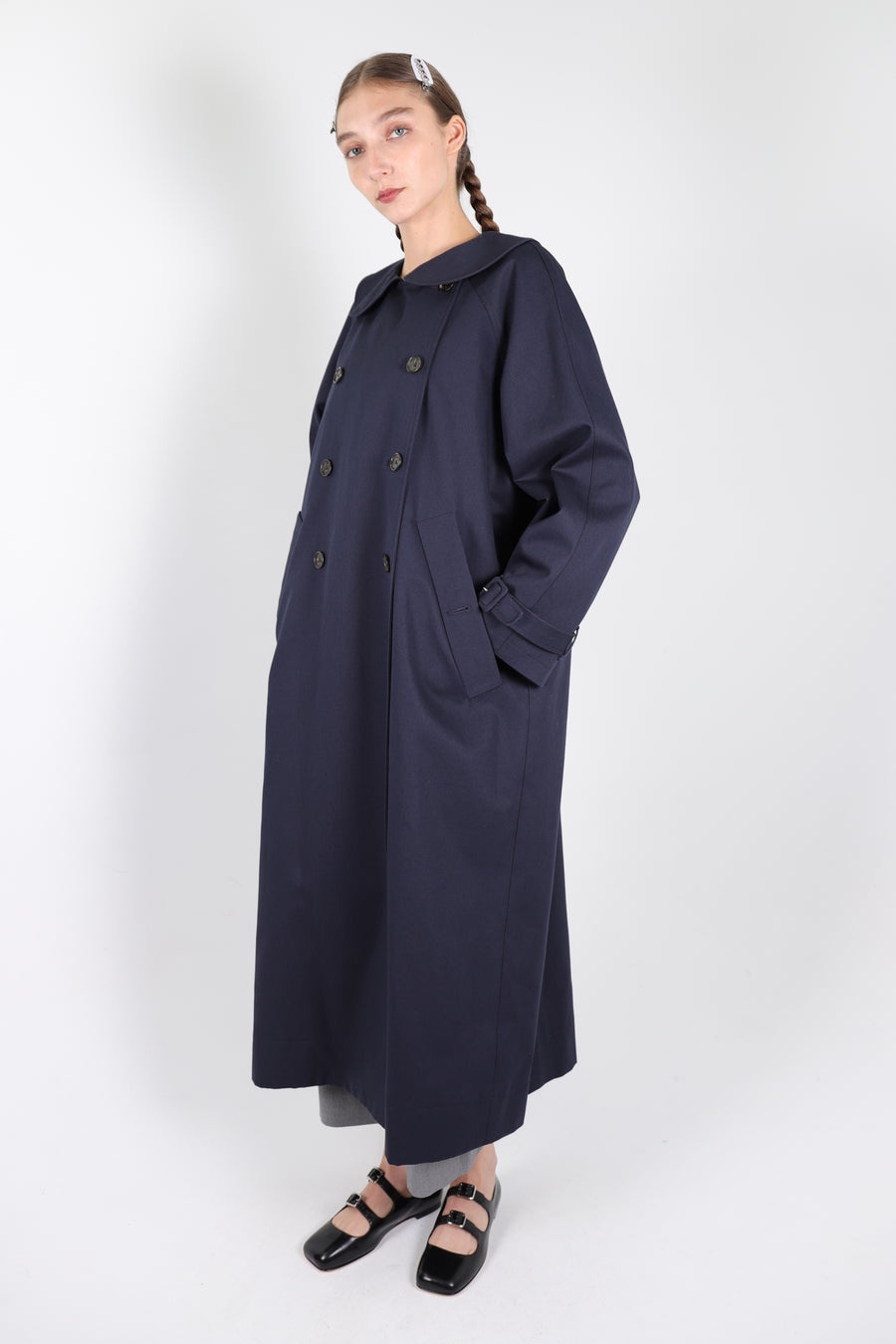 BEXLEY TRENCH IN NAVY