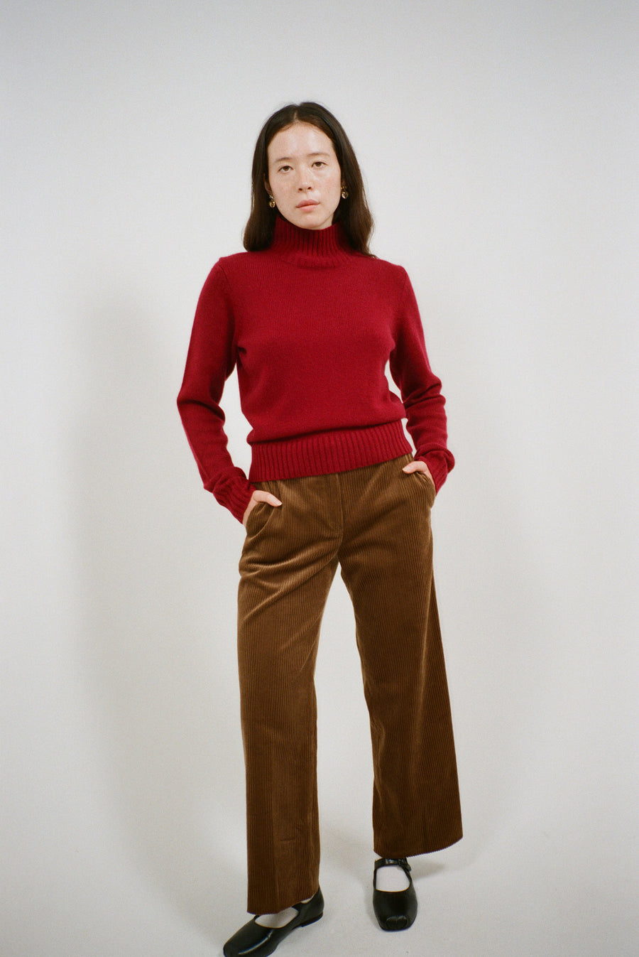 BOXY PANT IN BRUNETTE