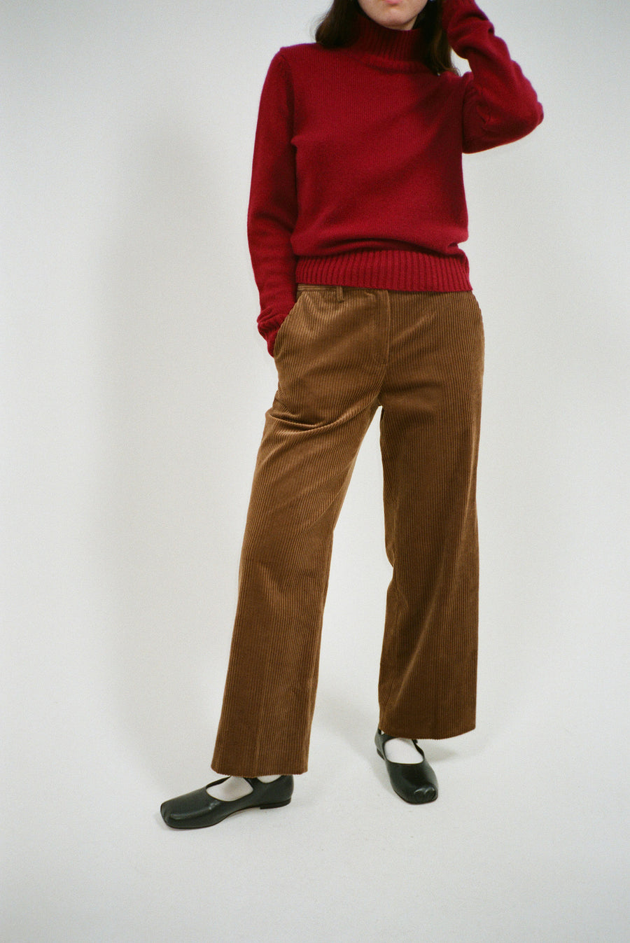 BOXY PANT IN BRUNETTE