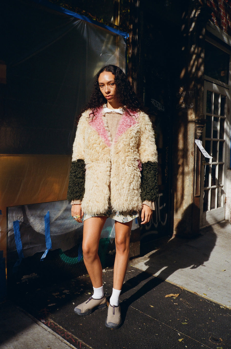 Ermie Coat in Neopolitan